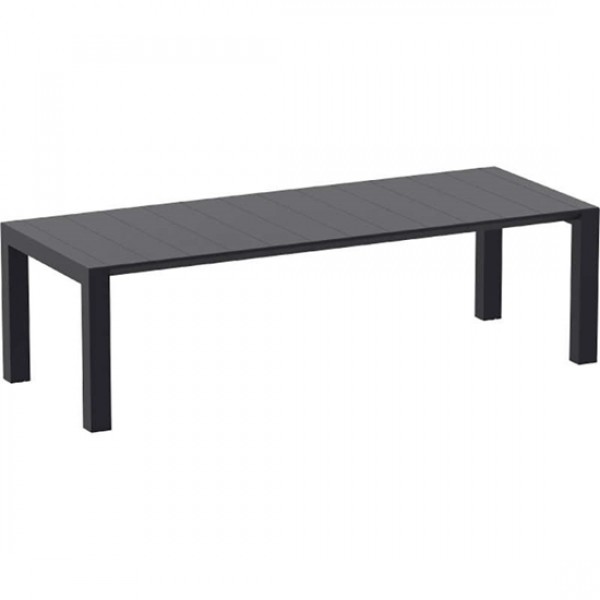 Vegas extract table black PP 100x260/300cm 20.0580