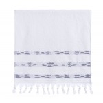 NEF-NEF face towel 50Χ90cm GARNET WHITE/GREY 035586