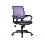 BF2101 (with relax) Office Armchair Purple Mesh/Black Pu