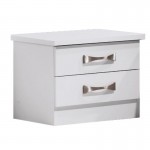 LIFE Bedside 48x40x39 White  2-Drawers