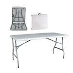 BLOW Catering Folding-In-Half Table 152x70 White