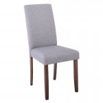 OPTIMAL Chair Walnut (Fabric Grey)
