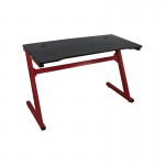 GAMING Desk 120x60x75cm Τype Carbon/Red Steel