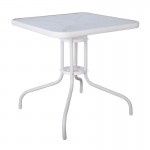 BALENO Table 70x70cm Metal White