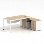 THESIS Reversible Desk 160x160cm Beech/White