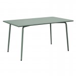 BRIO Flat Table-Pro 140x80cm Metal Sandy Green 5635C