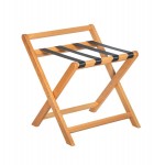 Baggage stool with back 50X56X40CM in natural color 