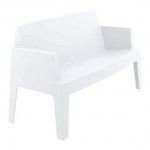 Box white sofa PP 138x62x80cm 20.0112