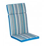 Moly high back cushion 114x48cm striped light blue CUS-POS/13