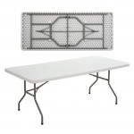 BLOW Catering Folding Table 183x76 White