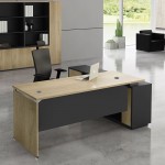 PROJECT Desk (LEFT) 220x200x75cm Sonoma/Grey