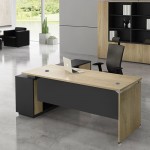 PROJECT Desk (RIGHT) 220x200x75cm Sonoma/Grey
