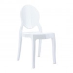 Elizabeth baby chair glossy white PC 30x34x63cm 32.0169
