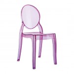 Elizabeth baby chair pink transp. PC 30x34x63cm 32.0171