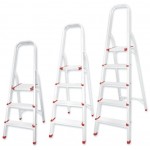 Inox Kiss Aluminum ladder 3+1 steps LAD104