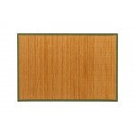 Bamboo rug 60x90cm/NATURAL-GREEN