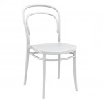 Marie white chair PP 45x52x85cm 20.0047