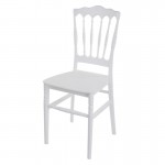 TILIA NAPOLEON XL stackable chair 38x41x93cm PP WHITE 0189-000-1010