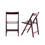 Tre folding wooden Chair 42.5x47.5x79cm cherry 01L.SST.CIL.ΤΕ