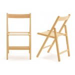Tre Chair 42.5x47.5x79cm Wooden Folding natural 01L.SST.ΝΑΤ.ΤΕ