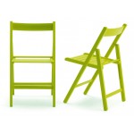 Tre Wooden Folding Chair 42.5X47.5X79cm green 01L.SST.VERD.ΤΕ
