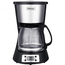 Primo Filter Coffee Maker PRCM-40250 Digital Eco 1.5L 12CUPS Black-Inox 400250