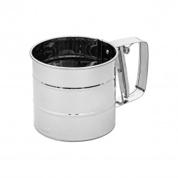 SIEVE STAINLESS STEEL 15.5x10cm WITH MECHANISM 01-15244