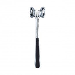 2 SIDED NICKEL ZINC ALLOY MEAT HAMMER WITH ANTI-SLIP HANDLE