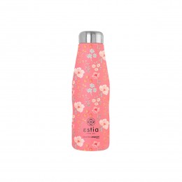 INSULATED BOTTLE TRAVEL FLASK SAVE THE AEGEAN 500ml BOUQUET CORAL 01-16661