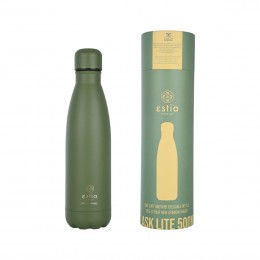 INSULATED BOTTLE FLASK LITE SAVE THE AEGEAN 500ml FOREST SPIRIT 01-18061