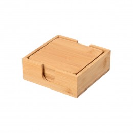 COVERS BAMBOO ESSENTIALS WITH CASE 11x11cm SET OF 5 PCS. 01-19723