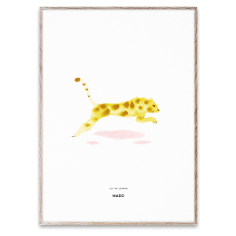 LEO THE LEOPARD POSTER 50Χ70cm WITH FRAME M1123