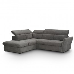 MONSERAT SOFA BED CORNER LEFT ANTRACITE 254x224x90