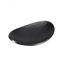 FREEFORM BOWL ALUMINIUM BLACK 25x17xH7,5cm IN