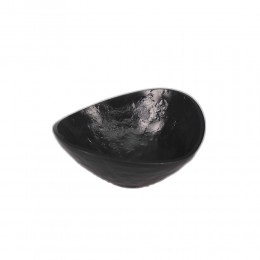 CURVE BOWL ALUMINIUM BLACK 16x15,5xH7,5cm IN