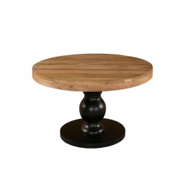FUOCO2 TABLE SOLID WOOD MANGO NATURAL BLACK IN