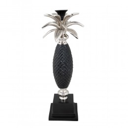 ANANAS CANDLE HOLDER METAL BLACK D13xH44cm IN