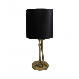 CRANE LAMP POLYRESIN GOLD/BLACK D25,5xH58cm