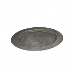 ANDROS TRAY ALUMINIUM WHITE WASHED D46xH2cm IN