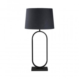 ARCH LAMP TABLE IRON BLACK BLACK H76cm CE IN