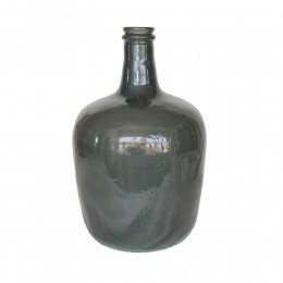 RIPE OLIVE BOTTLE RECYCLED GLASS OLIVE GREEN D24,5