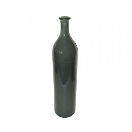 RIPE OLIVE BOTTLE RECYCLED GLASS OLIVE GREEN D12xH
