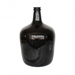 STARLESS SKY BOTTLE RECYCLED GLASS BLACK D24,5xH40