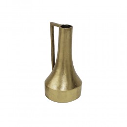 BOTTIGLIA 32 VASE ALUMINIUM GOLD 16,5x15xH32cm IN