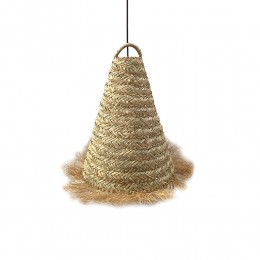 SYROS LAMP PENDANT SEAGRASS NATURAL 30x30xH42cm VN
