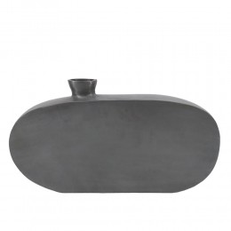 OMNIA VASE ALUMINIUM GREY 38x5xH23cm IN