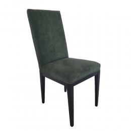 PACIFIC CHAIR CHENILLE GREEN SOLID WOOD ΒΕΕCH WENGE E1 BA
