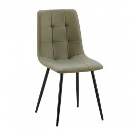 CARRE CHAIR FABRIC OLIVE GREEN METAL E1 PRC