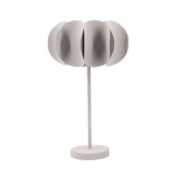 FULVIA LAMP TABLE METAL WHITE 37x37xH62cm CE PRC