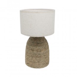 ROPE LAMP TABLE ROPE FABRIC NATURAL BEIGE 30x30xH5